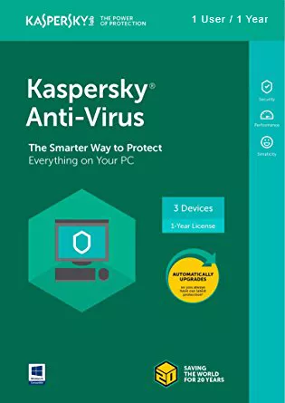Kaspersky Anti-Virus 2018 (1 User / 1 Year)