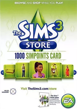 The Sims 3 1000 SimPoints Prepaid Store Card (PC)