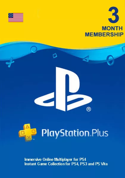 USA PSN Plus 3-Kuu Liikmeaeg