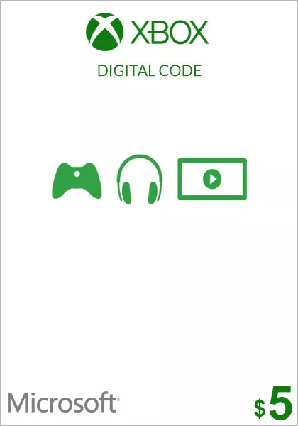 USA Xbox 5 Dollar Gift Card